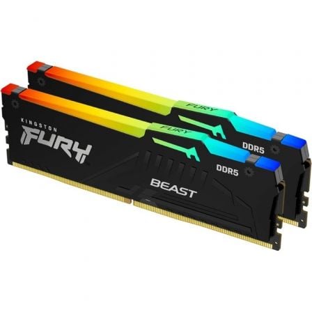 Memoria RAM Kingston FURY Beast RGB 2 x 16GB/ DDR5/ 5600MHz/ 1.25V/ CL36/ DIMM_0