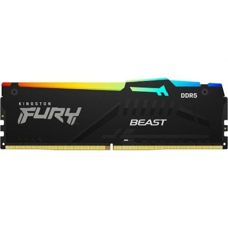 Memoria RAM Kingston FURY Beast RGB 16GB/ DDR5/ 5600MHz/ 1.25V/ CL40/ DIMM_0