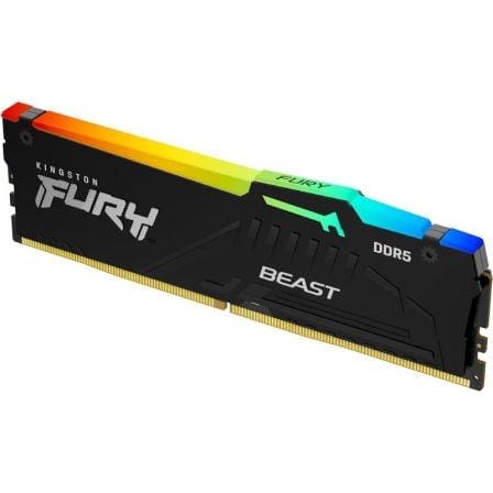 Memoria RAM Kingston FURY Beast RGB 16GB/ DDR5/ 6000MHz/ 1.4V/ CL30/ DIMM_0