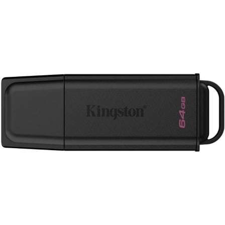 Kingston Technology DataTraveler 64GB PortÃ¡til USB 3.2 Gen 1 Exodia Negro_2