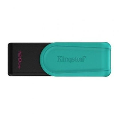 Kingston Technology DataTraveler 128GB Portable USB 3.2 Gen 1 Exodia S (Black/Turquoise)_0