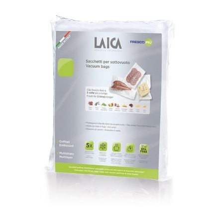LAICA 100 EMPTY CONSERVATION BAGS 20X28 cm. VT3501_0
