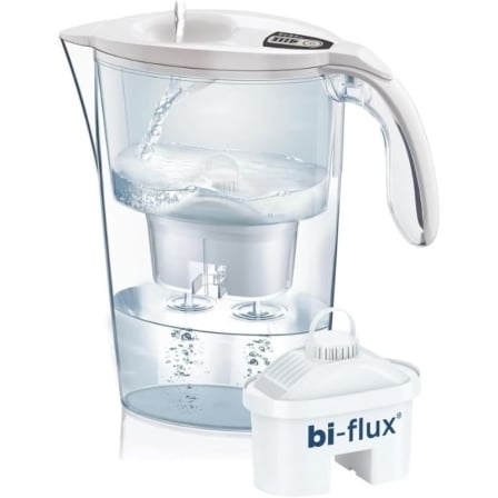 Pack Jarra Filtrante Laica Stream/ 2.3L/ Blanca/ Jarra + 1 Filtro BI-FLUX_0