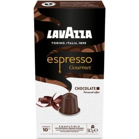Cápsula Lavazza Espresso Gourmet Chocolate para cafeteras Nespresso/ Caja de 10_0