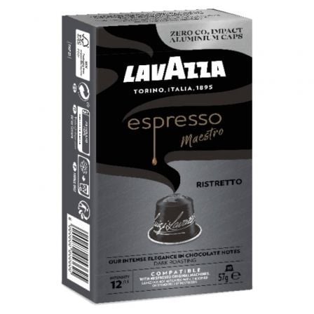 Cápsula Lavazza Espresso Maestro Ristretto para cafeteras Nespresso/ Caja de 10_0