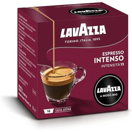 Cápsula Lavazza Intensamente para cafeteras A Modo Mio/ Caja de 16_0