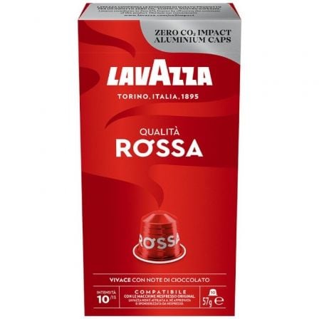 Cápsula Lavazza Qualitá Rossa para cafeteras Nespresso/ Caja de 10_0