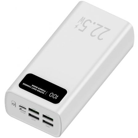 Powerbank 30000mAh Leotec LEPOW30W22W/ 22.5W/ Blanca_0