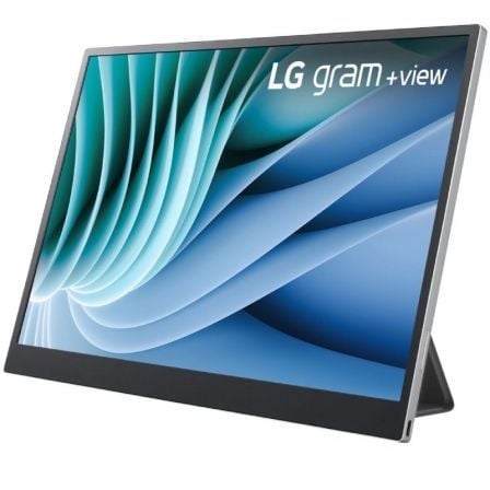 Monitor Portátil LG / Gram +view 16MR70 / 16' / WQXGA / Preto e Prata