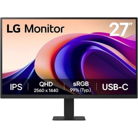 LG 27'' QHD Monitor pantalla para PC 68,6 cm (27") 2560 x 1440 Pixeles Quad HD Negro_0