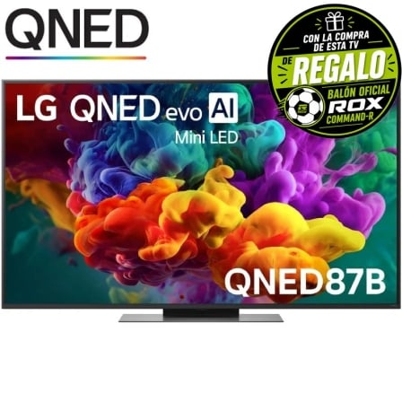 Televisor LG QNED evo AI QNED87 Mini LED 55QNED87B6A 55"/ Ultra HD 4K/ Smart TV/ WiFi_0