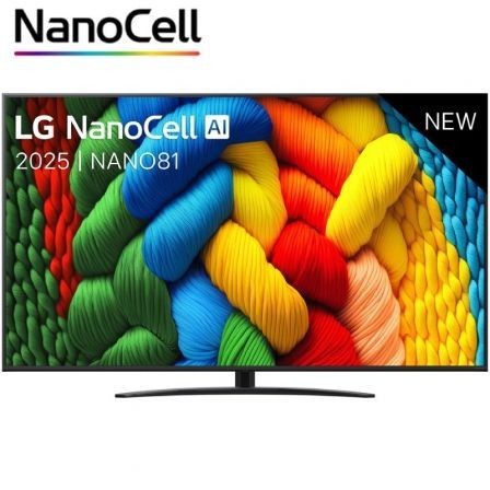 Televisor LG NanoCell 65NANO81A6A 65"/ Ultra HD 4K/ Smart TV/ WiFi_0