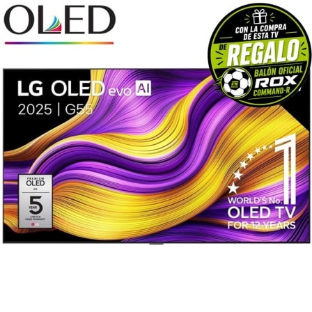 Televisor LG OLED Evo AI G5 OLED55G55LW 55"/ Ultra HD 4K/ Smart TV/ WiFi_0