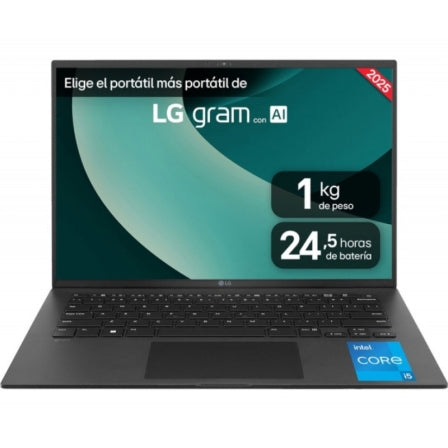 Portátil LG Gram 14ZD90RU-G.AX52B Intel Core i5-1334U/ 8GB/ 256GB SSD/ 14"/ Sin Sistema Operativo_0