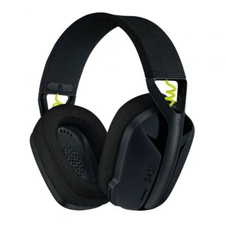 Auriculares Gaming Inalámbrico con Micrófono Logitech G435/ Bluetooth/ Negros y Amarillos_0