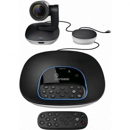 Sistema de  Videoconferencia Logitech Group/ Enfoque Automático/ Full HD_0