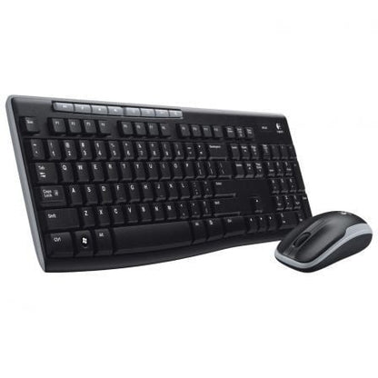 LOGITECH SPANISH KEYBOARD + MOUSE MK270 WIRELESS BLACK 920-004513_0