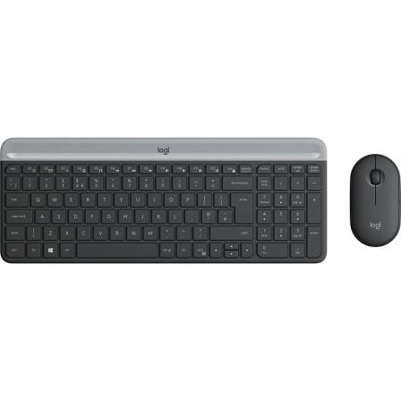 Teclado e Ratão Inalâmbricos Logitech / Preto / MK470