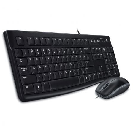 Logitech Desktop MK120 teclado Ratón incluido USB QWERTY Español Negro_2
