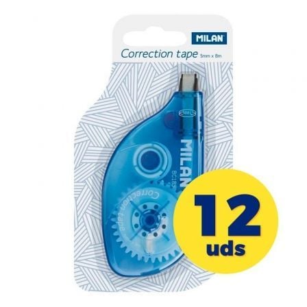 Caja de Corrector de Escritura en Cinta Milan Correction Tape 80185/ 5mm x 8m 12 unidades_0