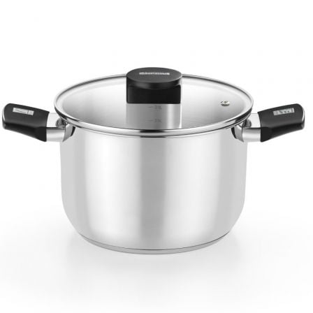Olla Elite Inox Monix M240226/ Ø26cm/ 8L/ Acero Inoxidable/ Apta para Inducción_0