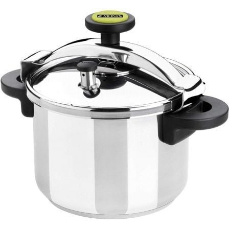 Olla a Presión Monix Classica M530002/ Ø22cm/ 6L/ Acero Inoxidable/ Apta para Inducción_0