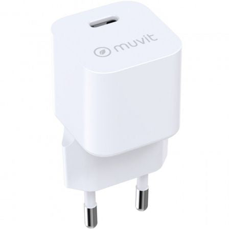 Cargador de Pared Muvit For Change MCACC0047/ 1xUSB Tipo-C/ 30W_0