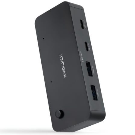 Switch Conmutador USB Nanocable 10.12.0011/ 2x USB/ 2x USB Tipo-C_0