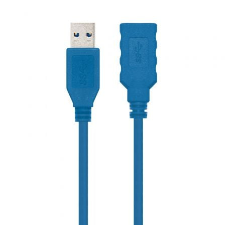 Cable Alargador USB 3.0 Nanocable / Azul / 2m / 10.01.0902-BL