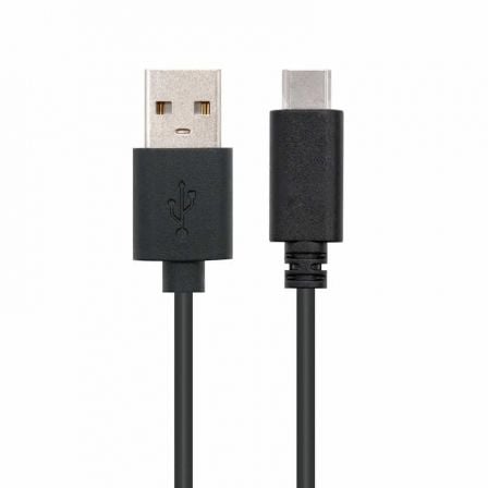 Cabo USB 2.0 Nanocable / Tipo-C Macho - USB Macho / 2m / Preto / 10.01.2102