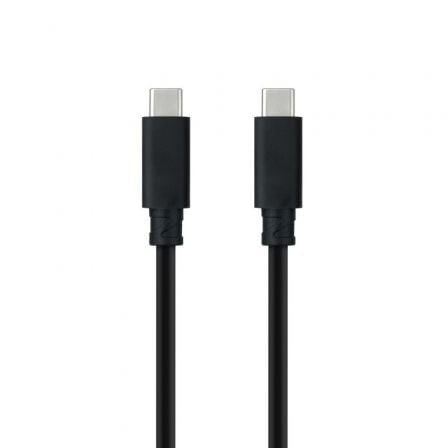 Cable USB 3.1 Tipo-C Nanocable 10.01.4100/ USB Tipo-C Macho - USB Tipo-C Macho/ 50cm/ Negro_0