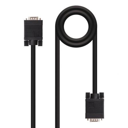 Cabo SVGA Nano Cable / VGA Macho - VGA Macho / 5m / Preto / 10.15.1305