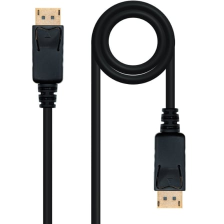 Cable DisplayPort 1.2 4K Nanocable 10.15.2310/ DisplayPort Macho - DisplayPort Macho/ 10m/ Negro_0
