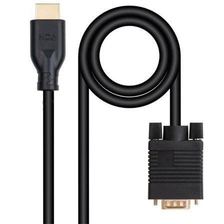 Cable Conversor Nanocable 10.15.4602/ VGA Macho - HDMI 8K Macho/ 1.8m/ Negro_0