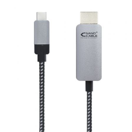 Cable Conversor Nanocable 10.15.5103/ USB Tipo-C Macho - HDMI Macho/ 3m/ Negro_0
