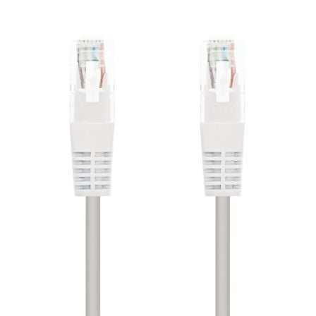 Cable de Red RJ45 UTP Nanocable 10.20.0101-W Cat.5e/ 1m/ Blanco_0