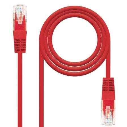 Cable de Red RJ45 UTP Nanocable 10.20.0400-L30 Cat.6/ 30cm/ Rojo_0