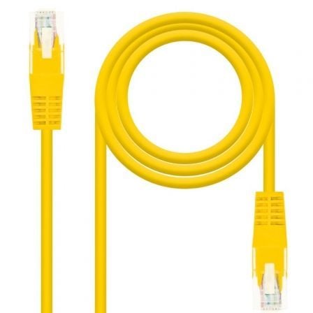 Cable de Red RJ45 UTP Nanocable 10.20.0400-L30 Cat.6/ 30cm/ Amarillo_0