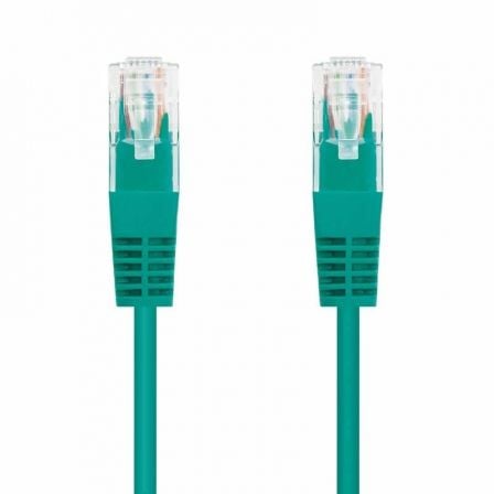 Cable de Red RJ45 UTP Nanocable 10.20.0401-GR Cat.6/ 1m/ Verde_0