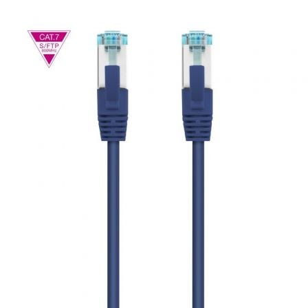 Cable de Red RJ45 SFTP Nanocable 10.20.1700-L25-BL Cat.7/ 25cm/ Azul_0