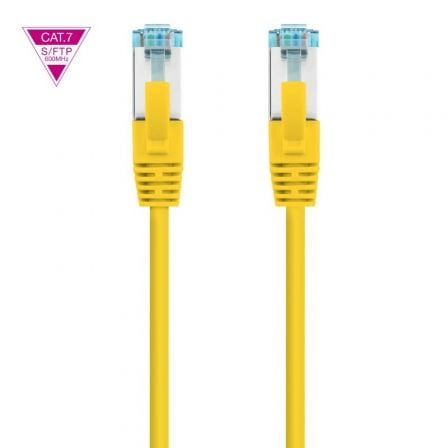 Cable de Red RJ45 SFTP Nanocable 10.20.1700-L25-Y Cat.7/ LSZH/ 25cm/ Amarillo_0