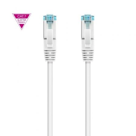 Cable de Red RJ45 SFTP Nanocable 10.20.1701-W Cat.7/ 1m/ Blanco_0