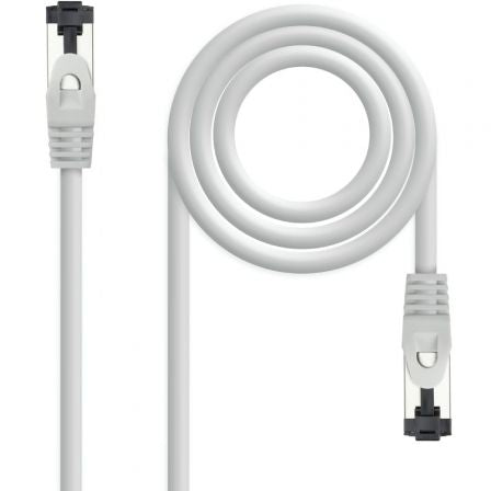 Cable de Red RJ45 SSTP Nanocable 10.20.2000-L30 Cat.8.1/ 30cm/ Gris_0