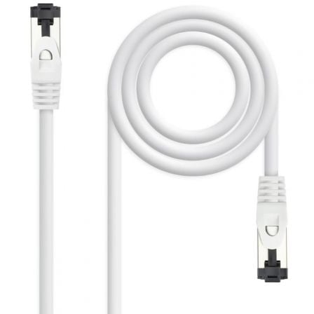 Cable de Red RJ45 SSTP Nanocable 10.20.2002-W Cat.8.1/ 2m/ Blanco_0