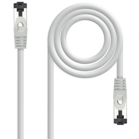 Cable de Red RJ45 SSTP Nanocable 10.20.2015 Cat.8.1/ 15m/ Gris_0