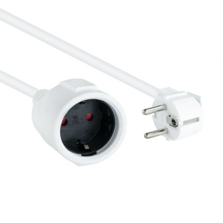Cabo Alargador de Corrente NANO CABLE / 3m / Branco / 10.22.0603-W