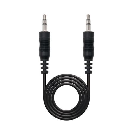 Cable Estéreo Nanocable 10.24.0103/ Jack 3.5 Macho - Jack 3.5 Macho/ 3m/ Negro_0