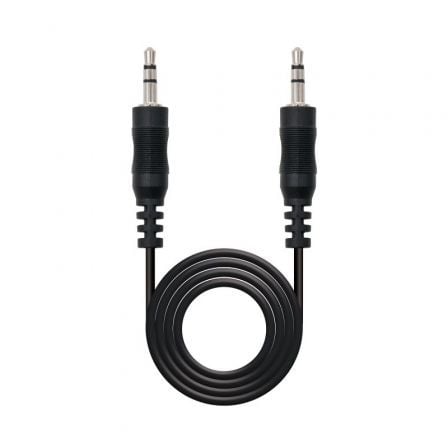 Cable Estéreo Nanocable 10.24.0105/ Jack 3.5 Macho - Jack 3.5 Macho/ 5m/ Negro_0