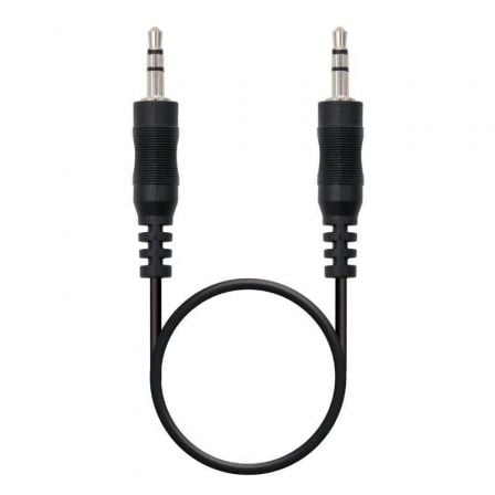 Cable Estéreo Nanocable 10.24.0120/ Jack 3.5 Macho - Jack 3.5 Macho/ 20m/ Negro_0