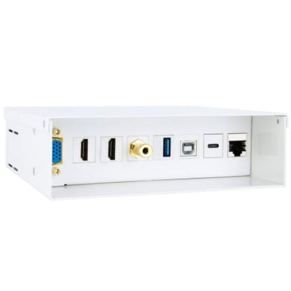 Caja de Conexiones Nanocable 10.35.0004/ VGA - 2x HDMI - Jack 3.5 - USB 3.0 - USB Tipo-C - USB 2.0 - RJ45_0